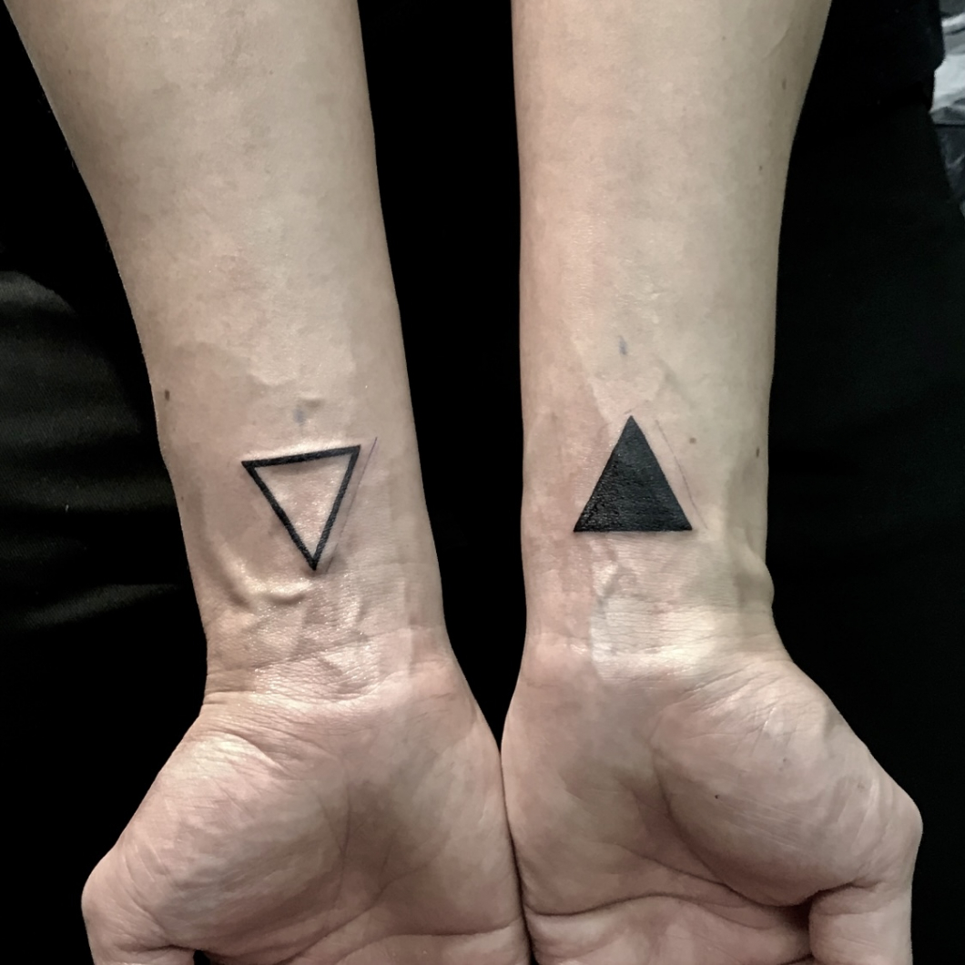 三角形 -triangl- タトゥー