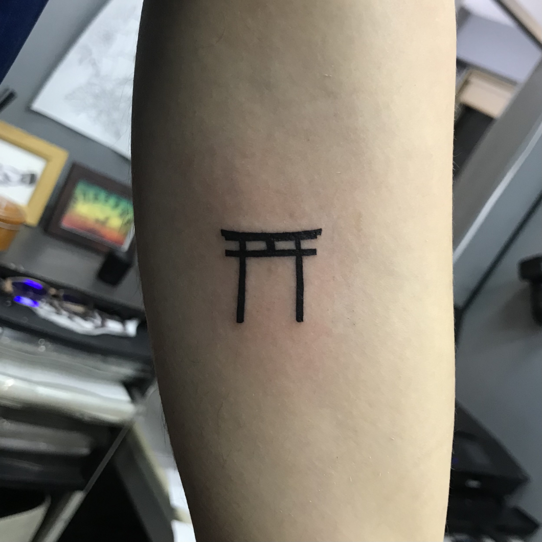 鳥居 -Torii gate- ワンポイントタトゥー