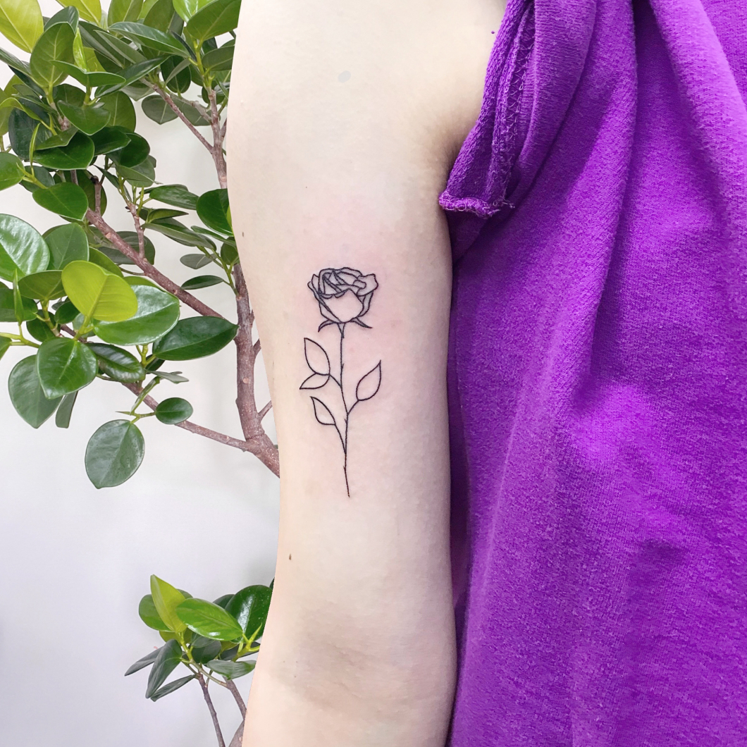 薔薇・ローズ フラワータトゥー | Gallery | 東京・日暮里の刺青、タトゥースタジオは T.C Tattoo Tokyoへお越しください。