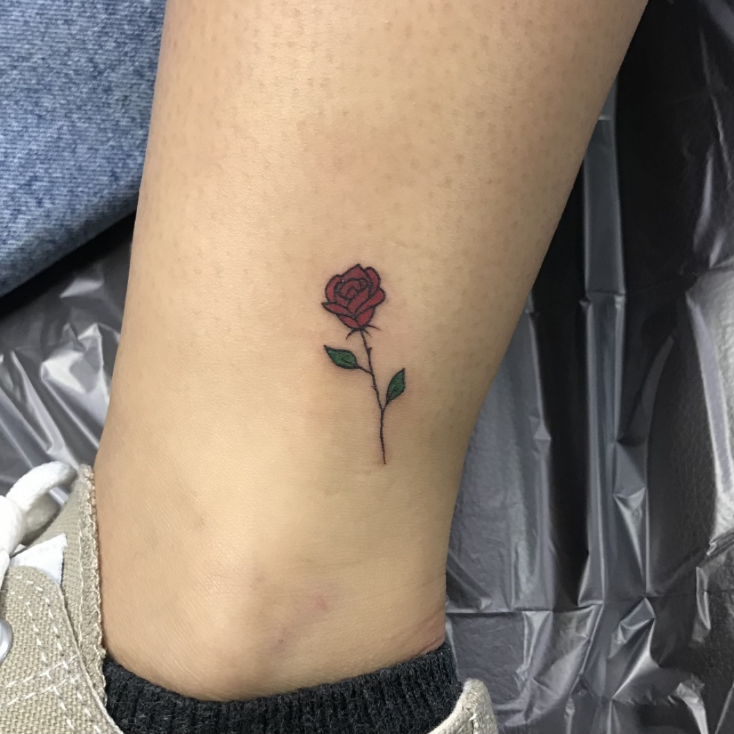 薔薇・ローズ フラワータトゥー