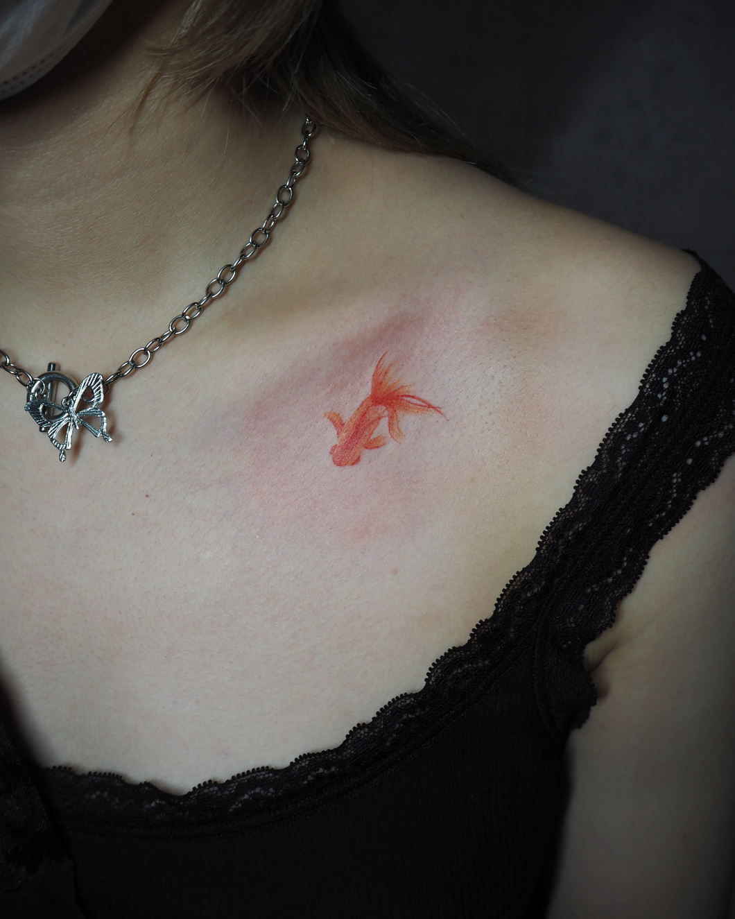 金魚　-goldfish tattoo- タトゥー