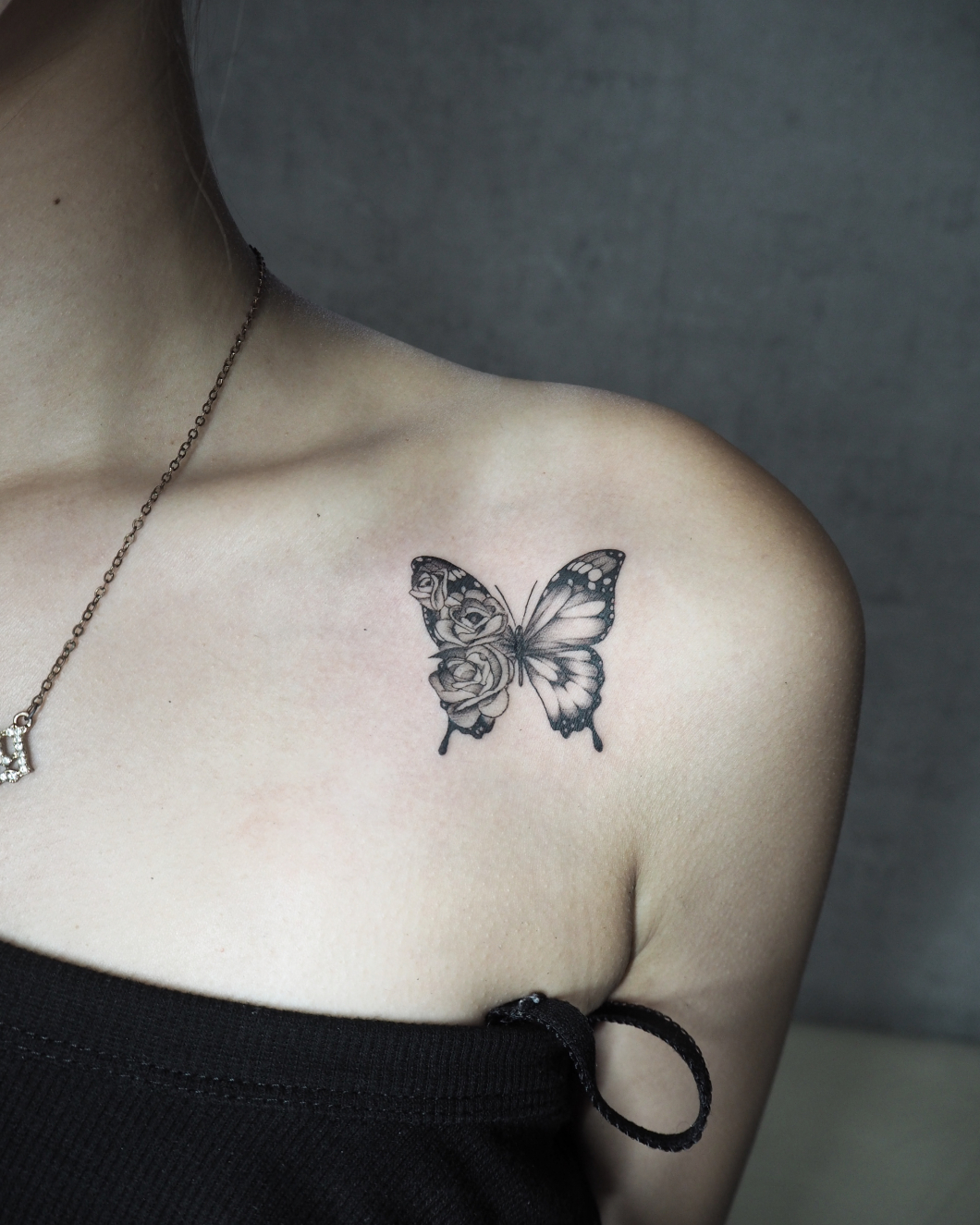 蝶々 タトゥー デザイン