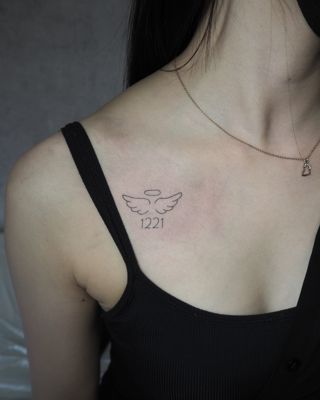 天使の羽×数字　-angel‘s wing×number- タトゥー