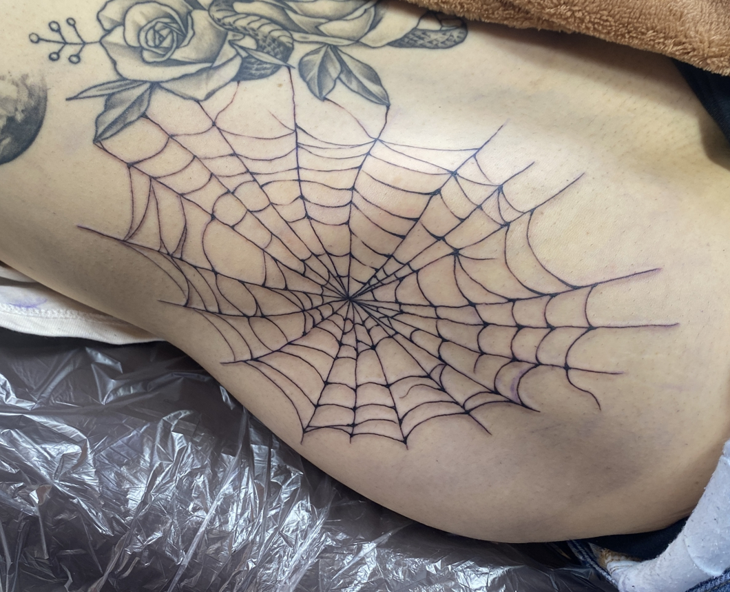 蜘蛛の巣 -spiderweb- タトゥー