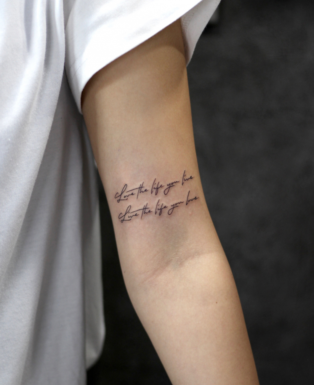 レタリングタトゥー　lettering tattoo