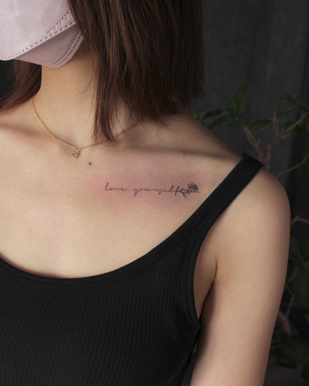 レタリングと薔薇　−lettering & rose  tattoo−