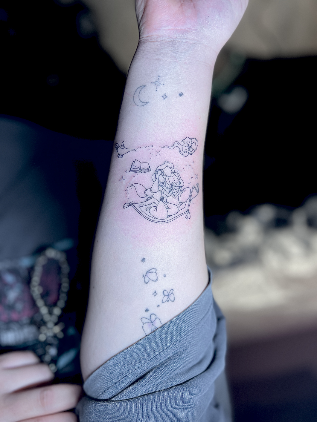 Disney character tattoo