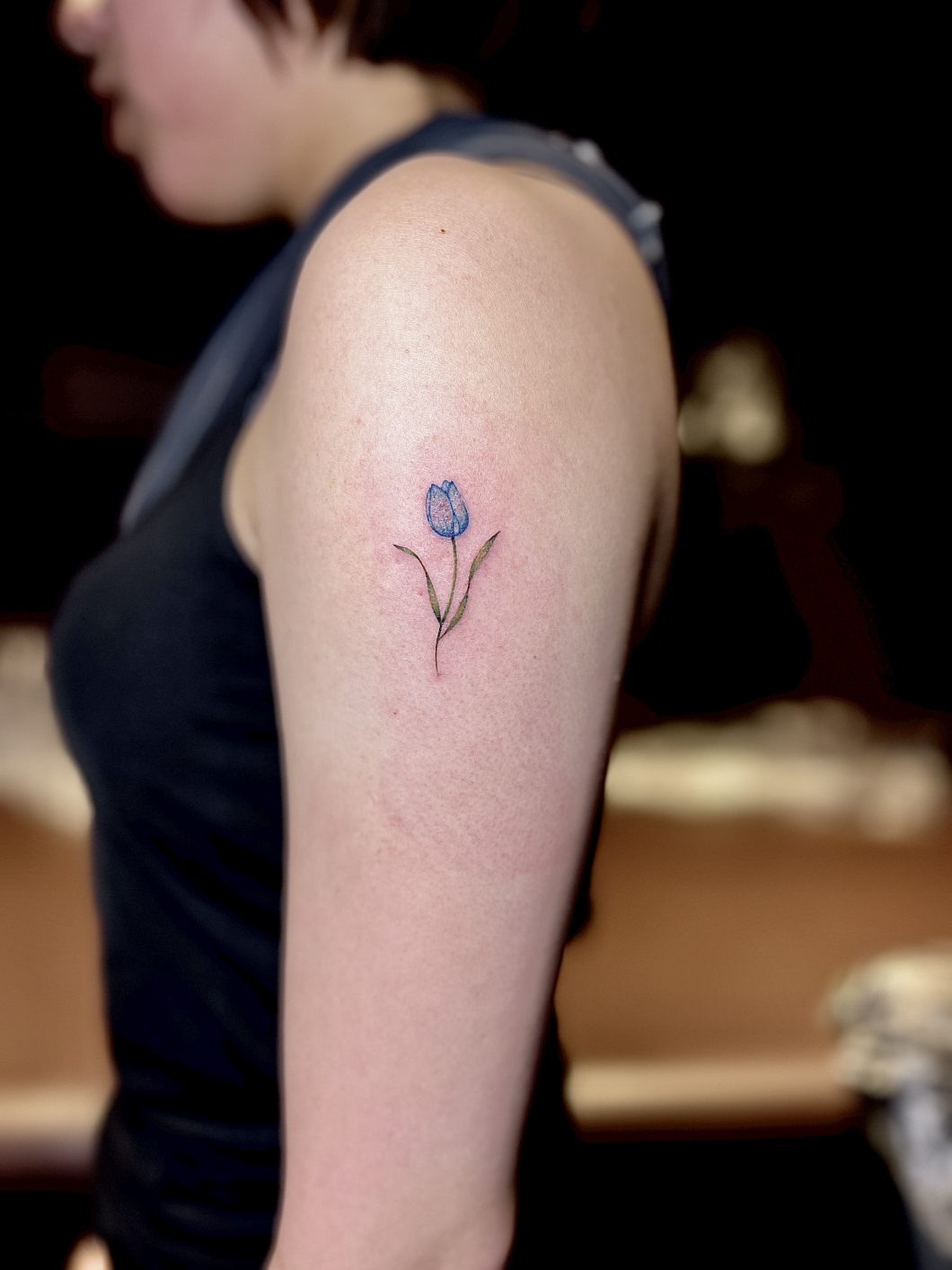 tulip  flower tattoo