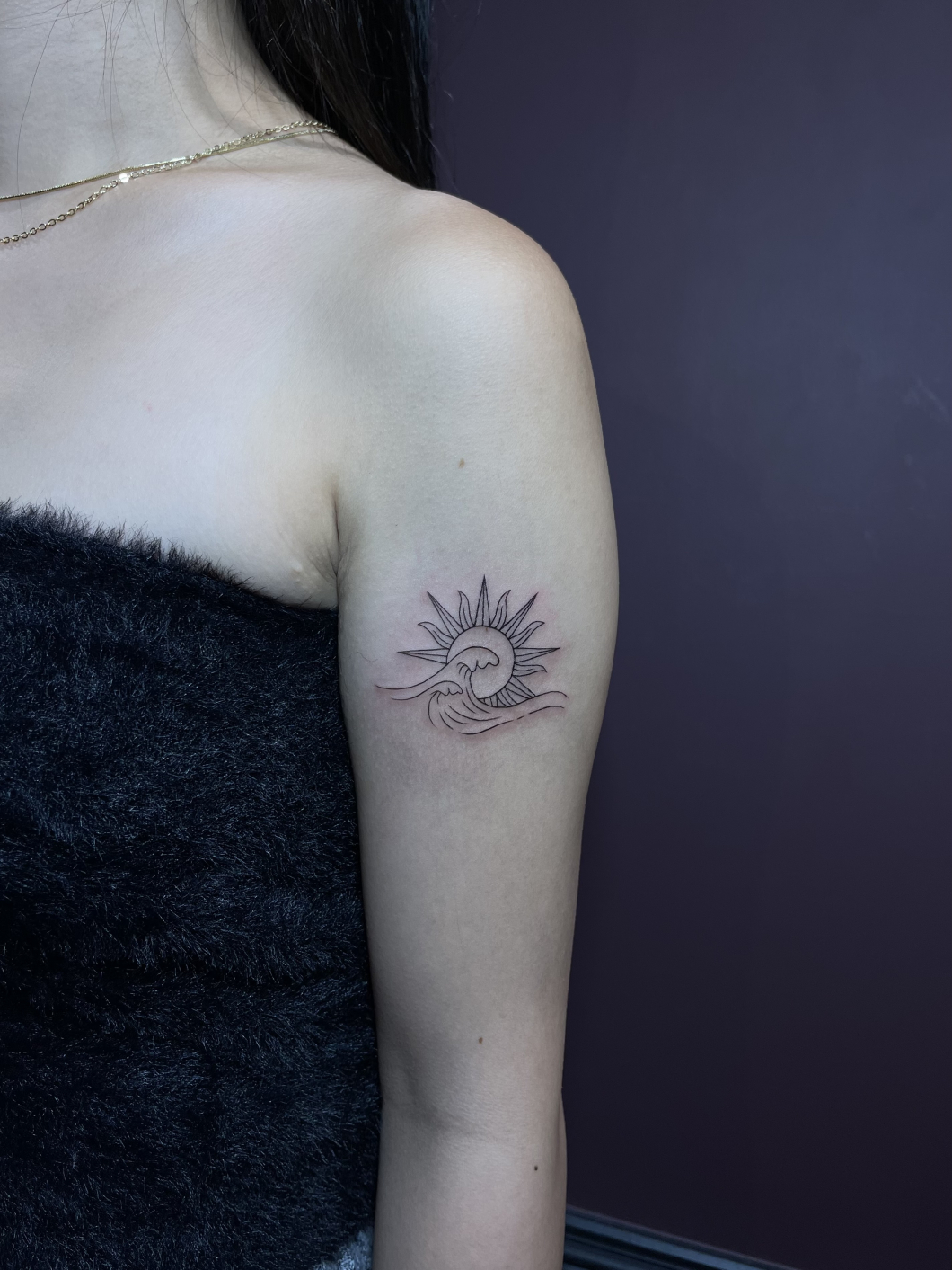 sun × wave  Blacksheep tattoo