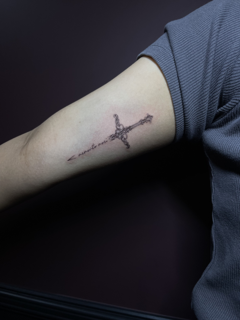 sword × lettering