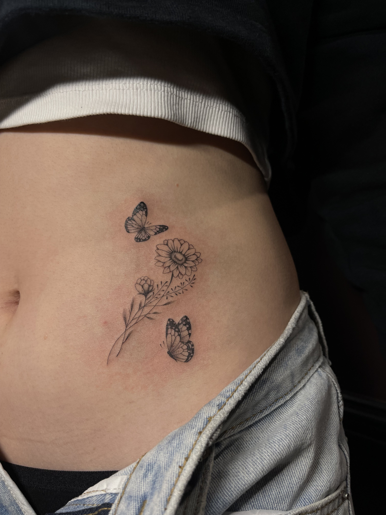 flower ×  butterfly