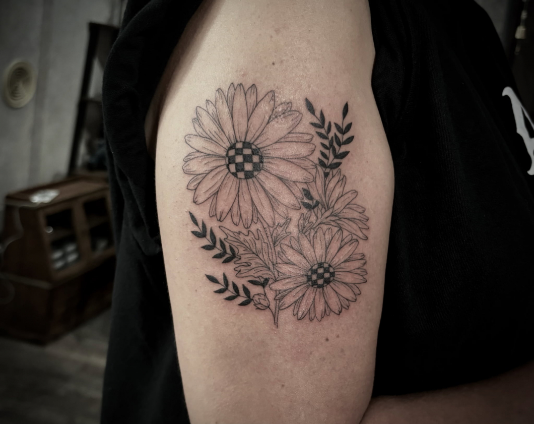 フラワータトゥー