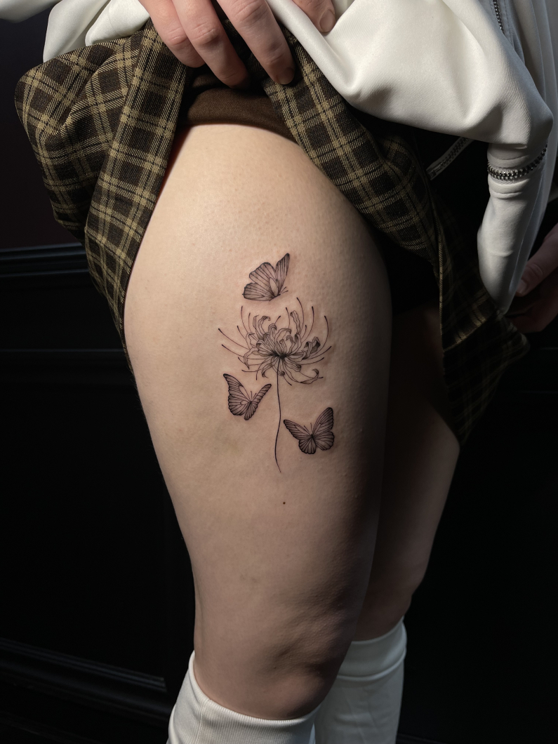 spiderLily×butterfly