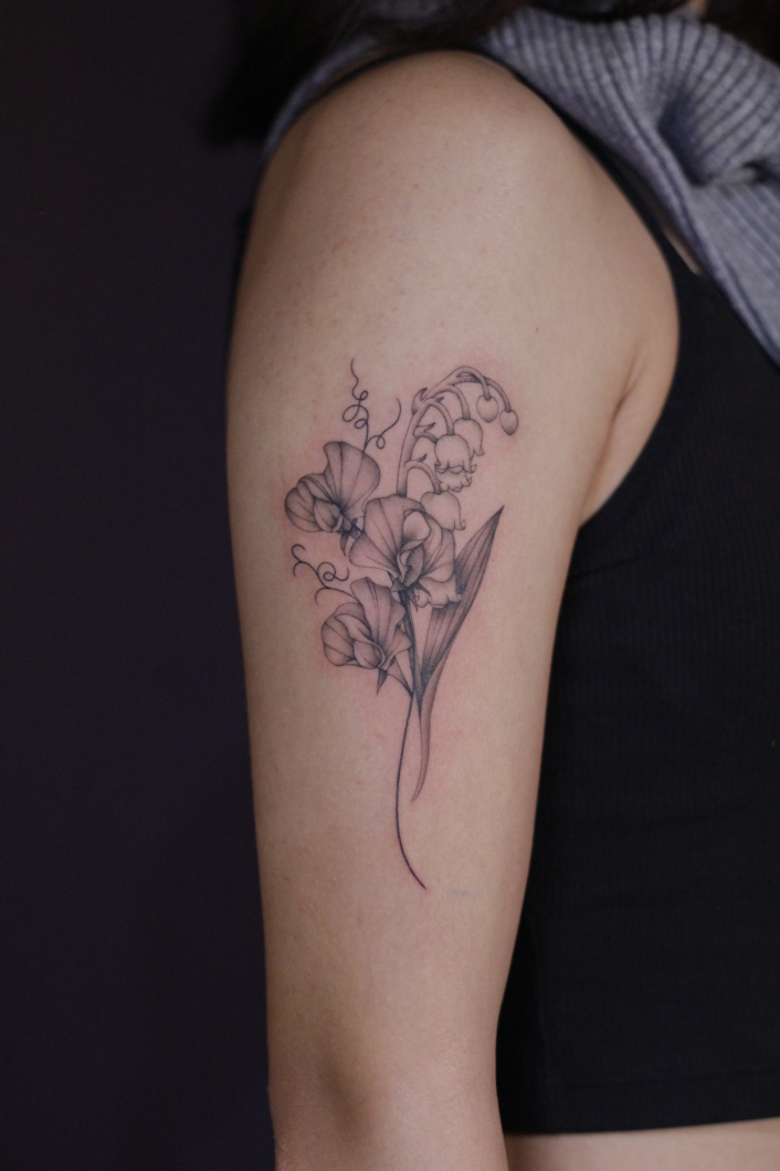 スズラン　スイートピー